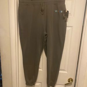 Plus size womens gray sweatpants